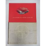 A Jaguar E Type sales brochure in excellent condition and rarely still retaining paper front order