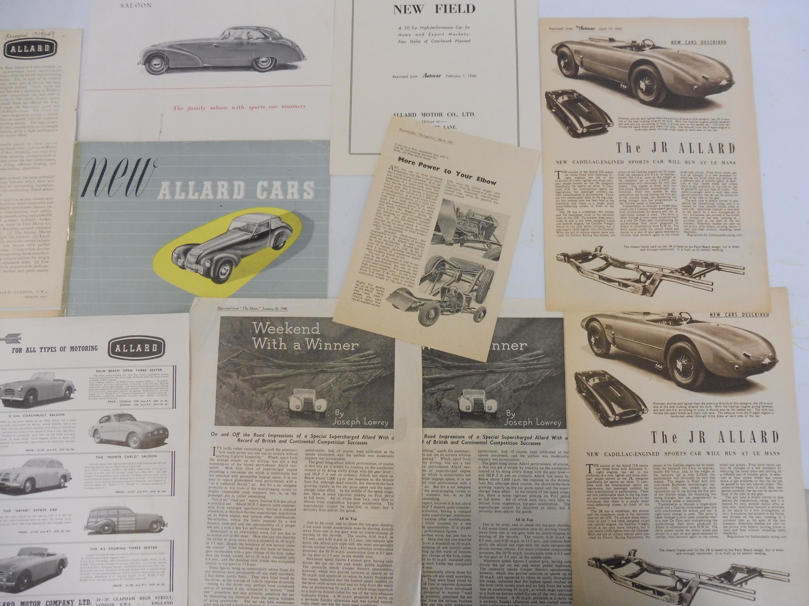 A quantity of Allard brochures and leaflets. - Image 2 of 3