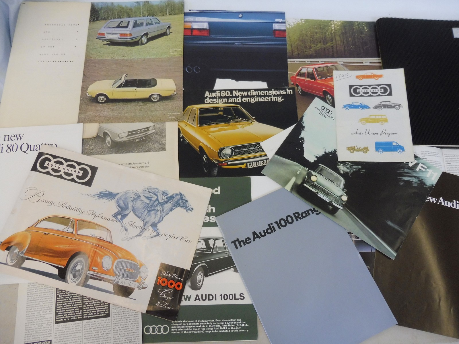 A selection of brochures and leaflets relating to Auto Union, D.K.W, Audi etc. - Image 4 of 6