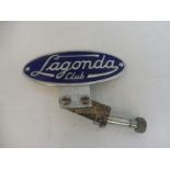 A Lagonda Club oval badge.