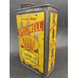 A Speedwell 'Running-in Compound' rectangular tin, quart size.