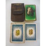 A boxed group of BP Motor Spirit Irish flash playing cards plus a cased group of BP Scotch Petrol