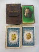 A boxed group of BP Motor Spirit Irish flash playing cards plus a cased group of BP Scotch Petrol