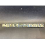 A Palmer Cord and Flexicord Tyres shelf strip of unusual blue colour.