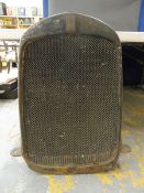A Willys Overland Whippet radiator.