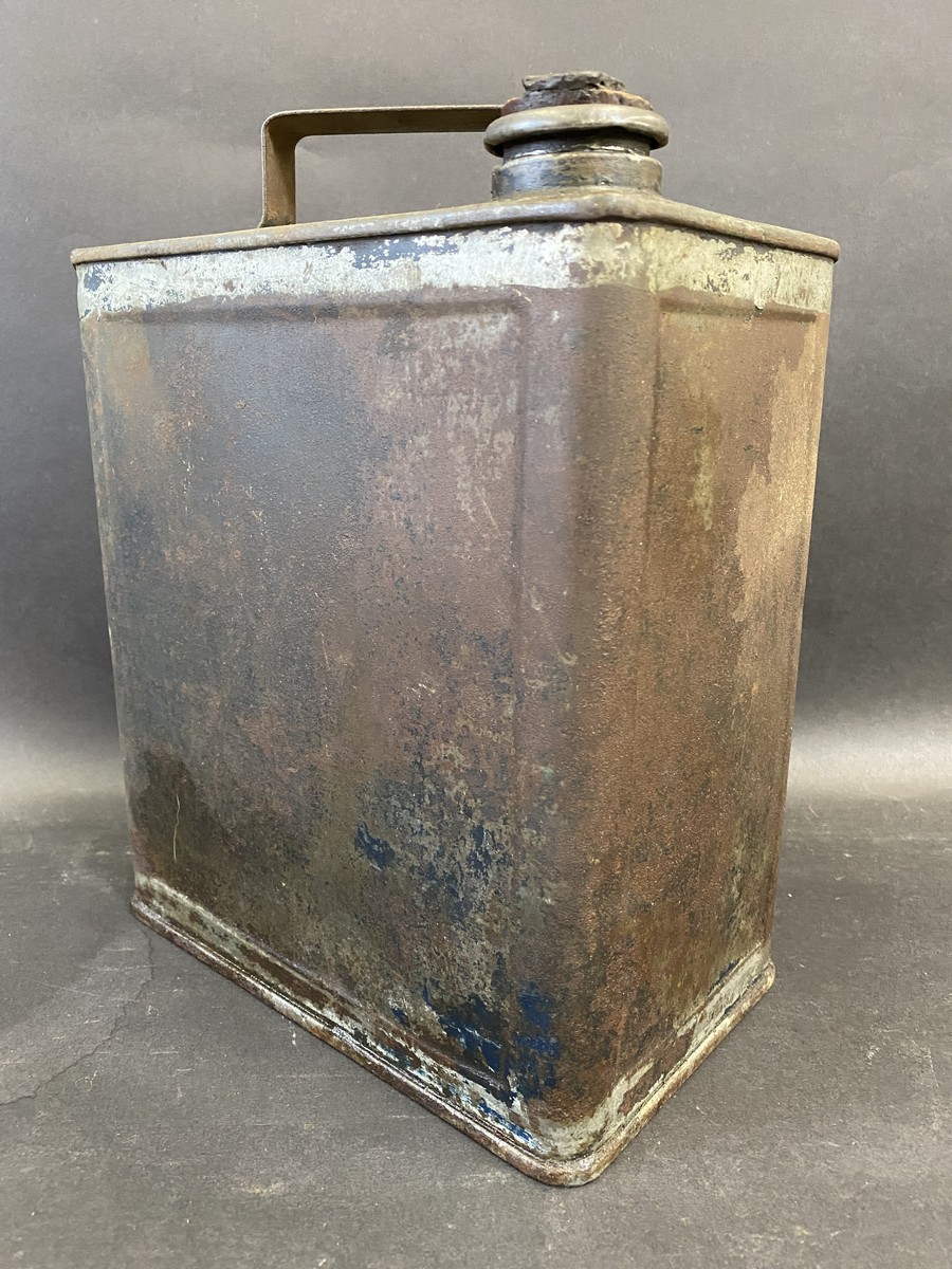 A rare Alexander Duckhams Morrisol two gallon petrol can by Feaver as 'Recommended by Morris and - Image 4 of 6