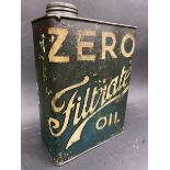 An unusual Filtrate Zero Oil Ford Motor Company Ltd. rectangular can.