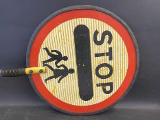 A school lollipop for children crossing.