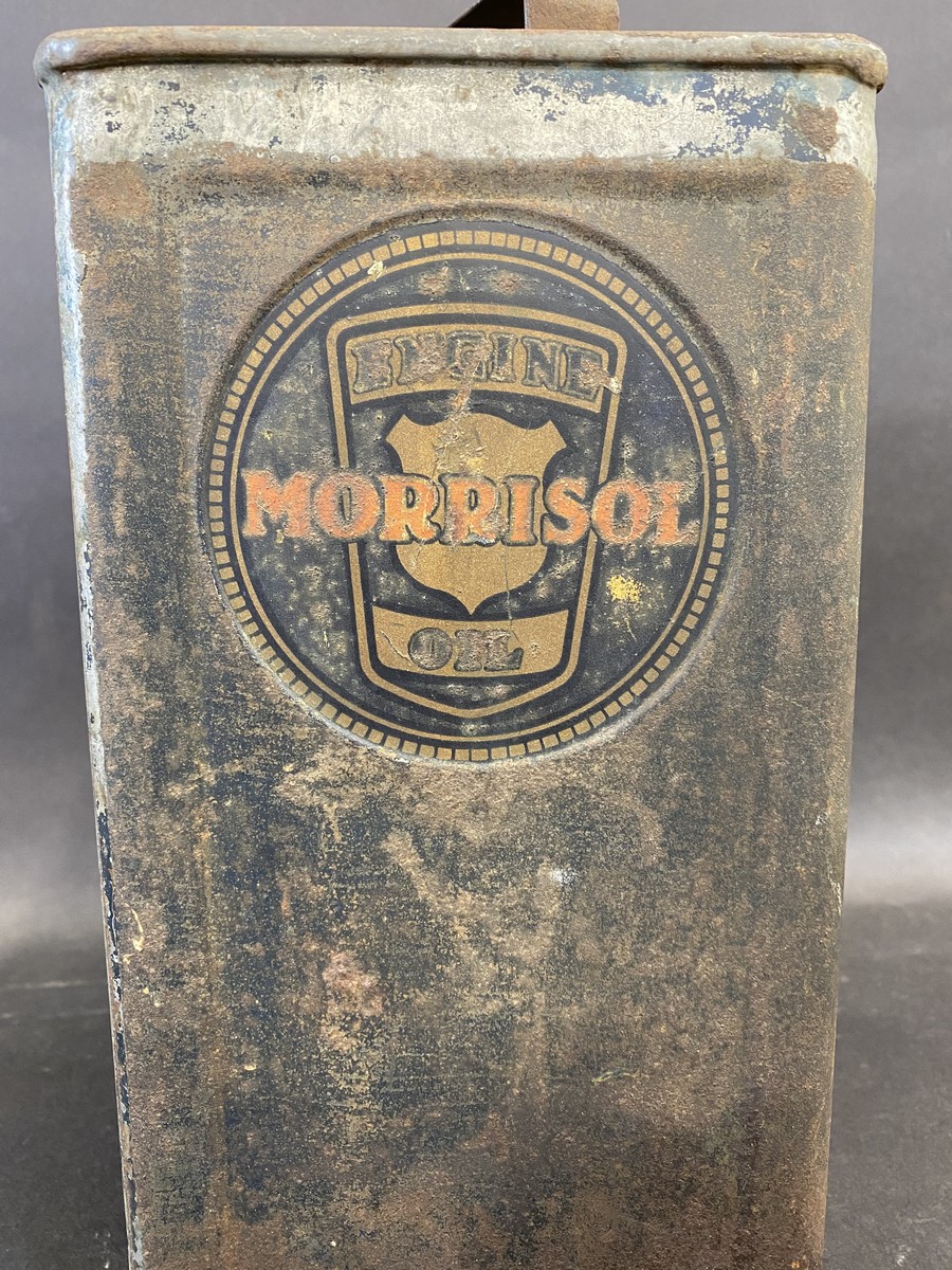 A rare Alexander Duckhams Morrisol two gallon petrol can by Feaver as 'Recommended by Morris and - Image 2 of 6
