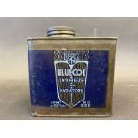 A Smith's Bluecol 'Anti-Freeze for Radiators' triangular one pint tin, unusual size.