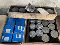 Various Lagonda 2 litre used pistons plus M45 pistons, as new.