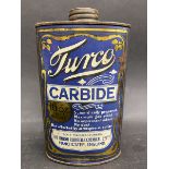 A rare Turco Carbide oval 1602 can.