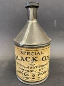 An early Vanner & Prest 'Special' Black Oil conical can.