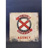 A Redex Service Agency aluminium advertising sign, 12 x 12".