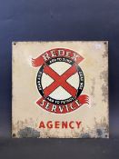 A Redex Service Agency aluminium advertising sign, 12 x 12".