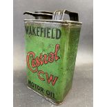 An early Wakefield Castrol CW grade Motor Oil quart can, in good condition.