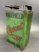 An early Wakefield Castrol CW grade Motor Oil quart can, in good condition.