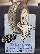 A Michelin pictorial hardboard advertising sign, 30 3/4 x 46 1/4".