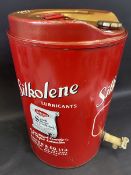A Silkolene Lubricants five gallon drum, in exceptional condition.