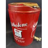 A Silkolene Lubricants five gallon drum, in exceptional condition.