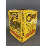 An unusual Coro Carbide of Calcium for Motor Lamps square tin.