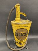 A Glico Synchrol Gear Oil forecourt greaser in original livery.