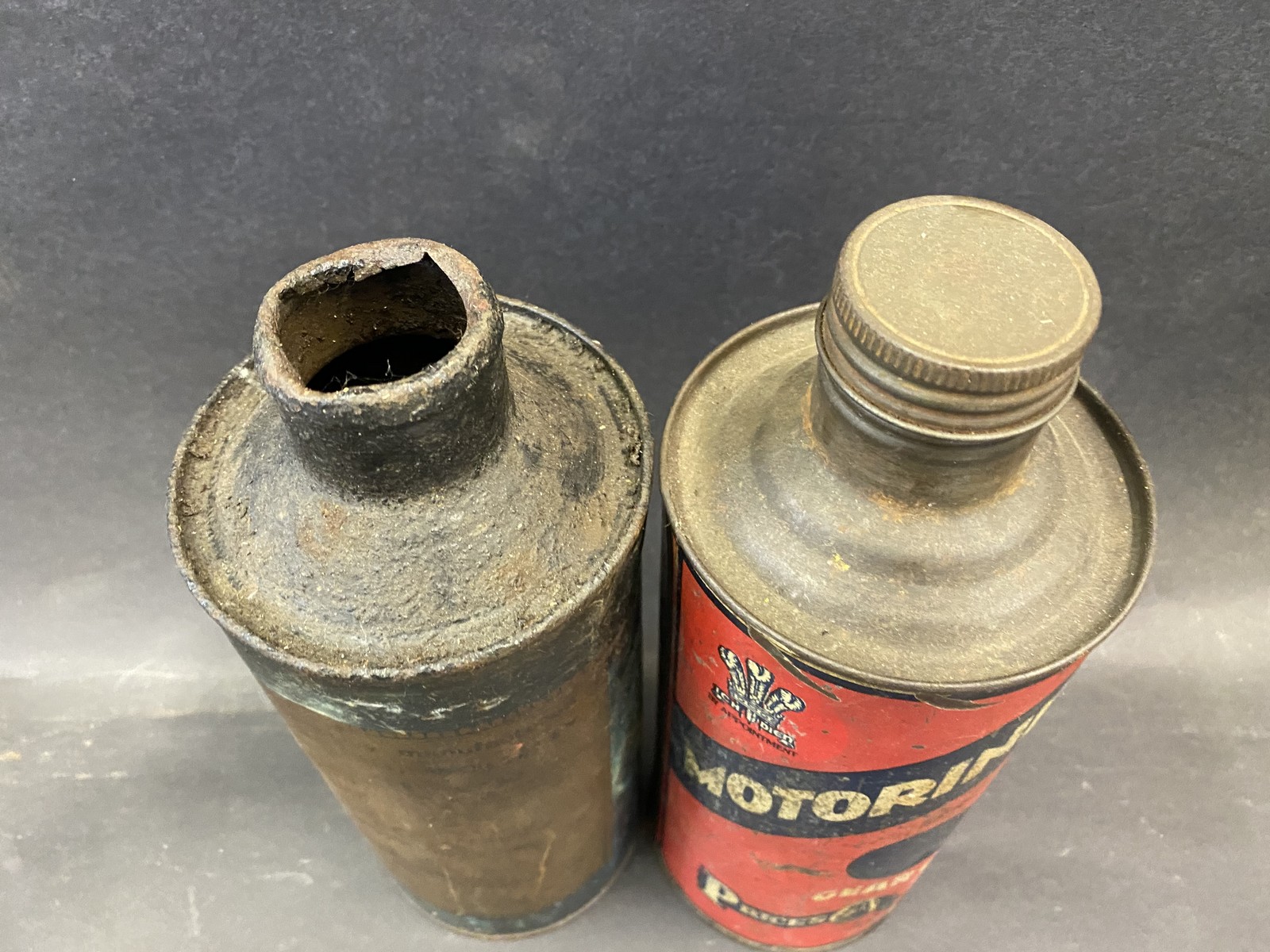 A Duckham's Morrisol Sirrom XS-Pres cylindrical quart can plus a Price's Motorine Oil quart can. - Image 3 of 3