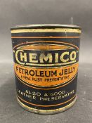A Chemico Petroleum Jelly tin of good colour.