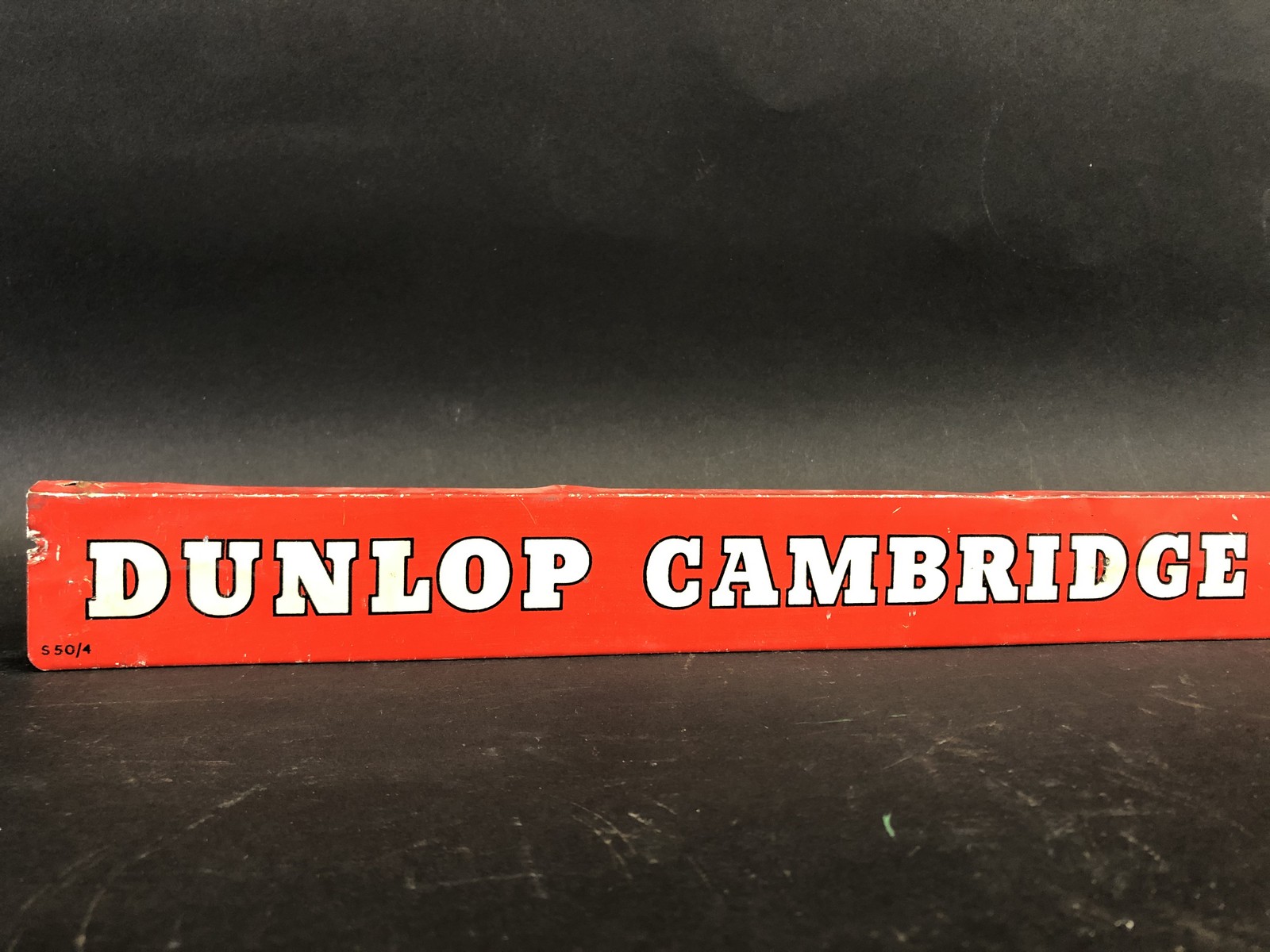 A Dunlop Cambridge Cycle Tyres shelf strip. - Image 2 of 2