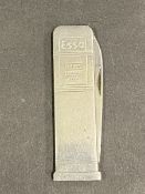 An Esso petrol pump shaped penknife.