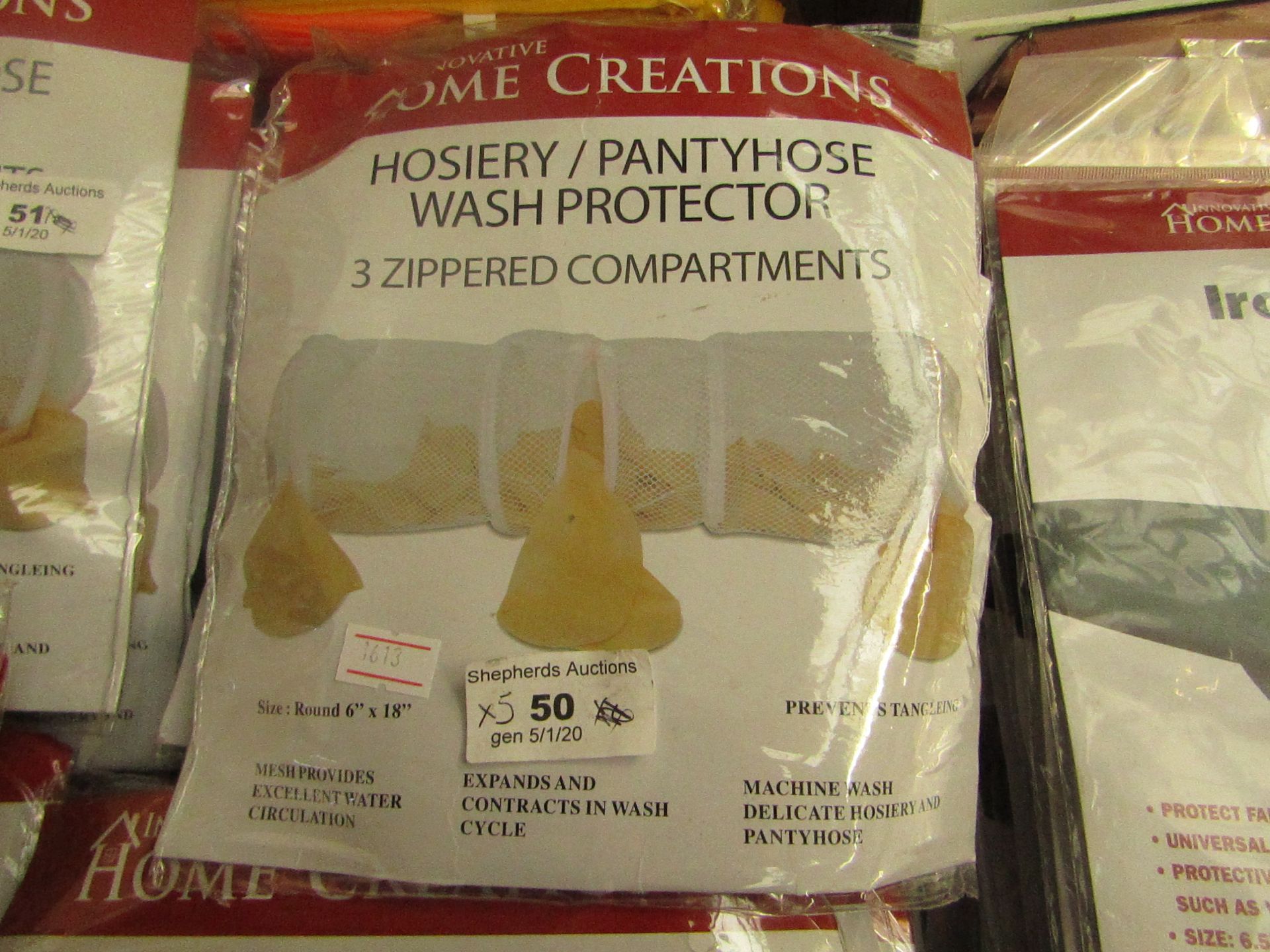 5 X Home creations - pantyhose wash protector - all packaged. RRP Circa £3.99 Each.