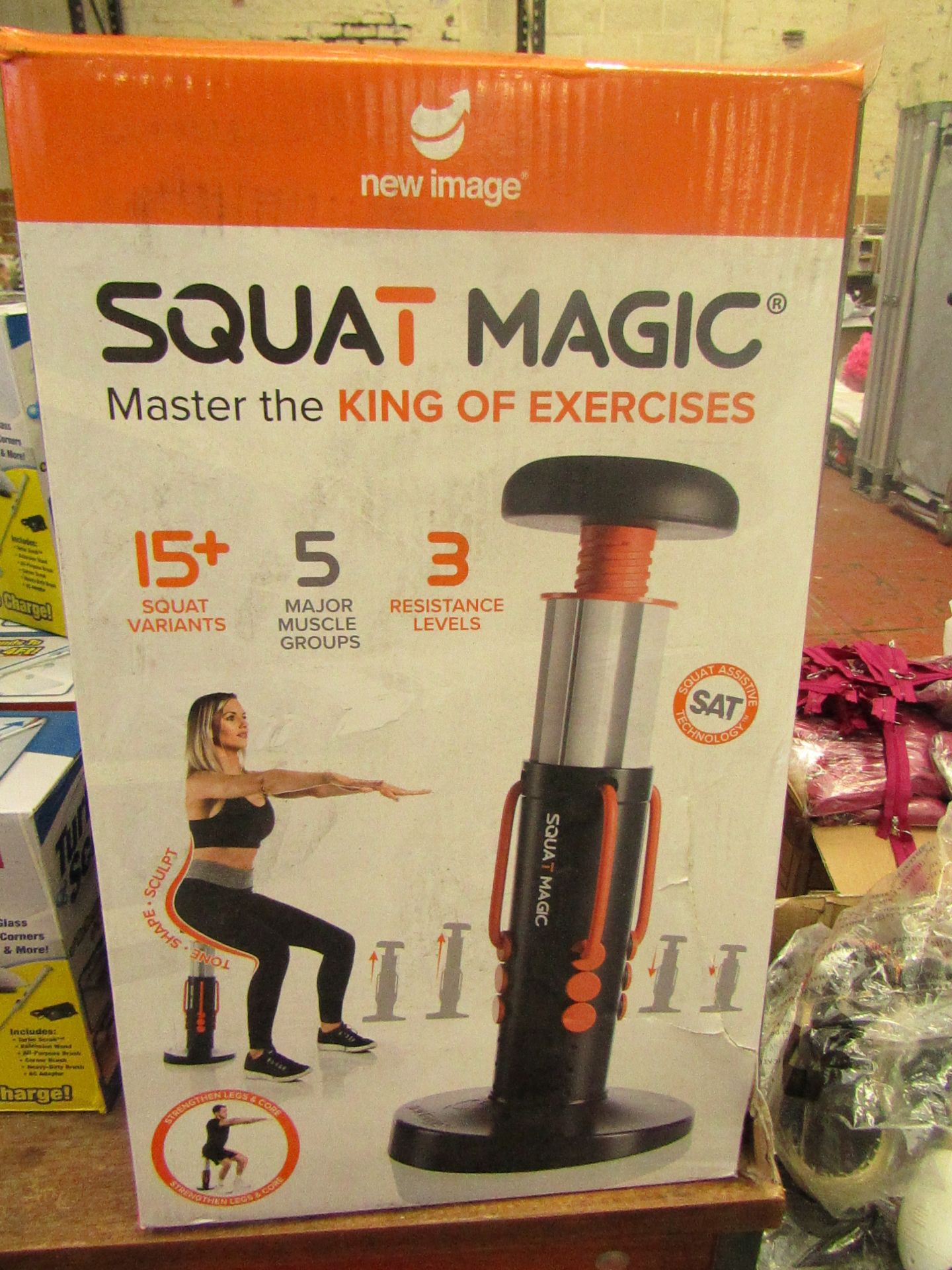 | 1x | New Image Squat Magic | Untested and boxed | no online re-sale | SKU - | RRP £59.99 |