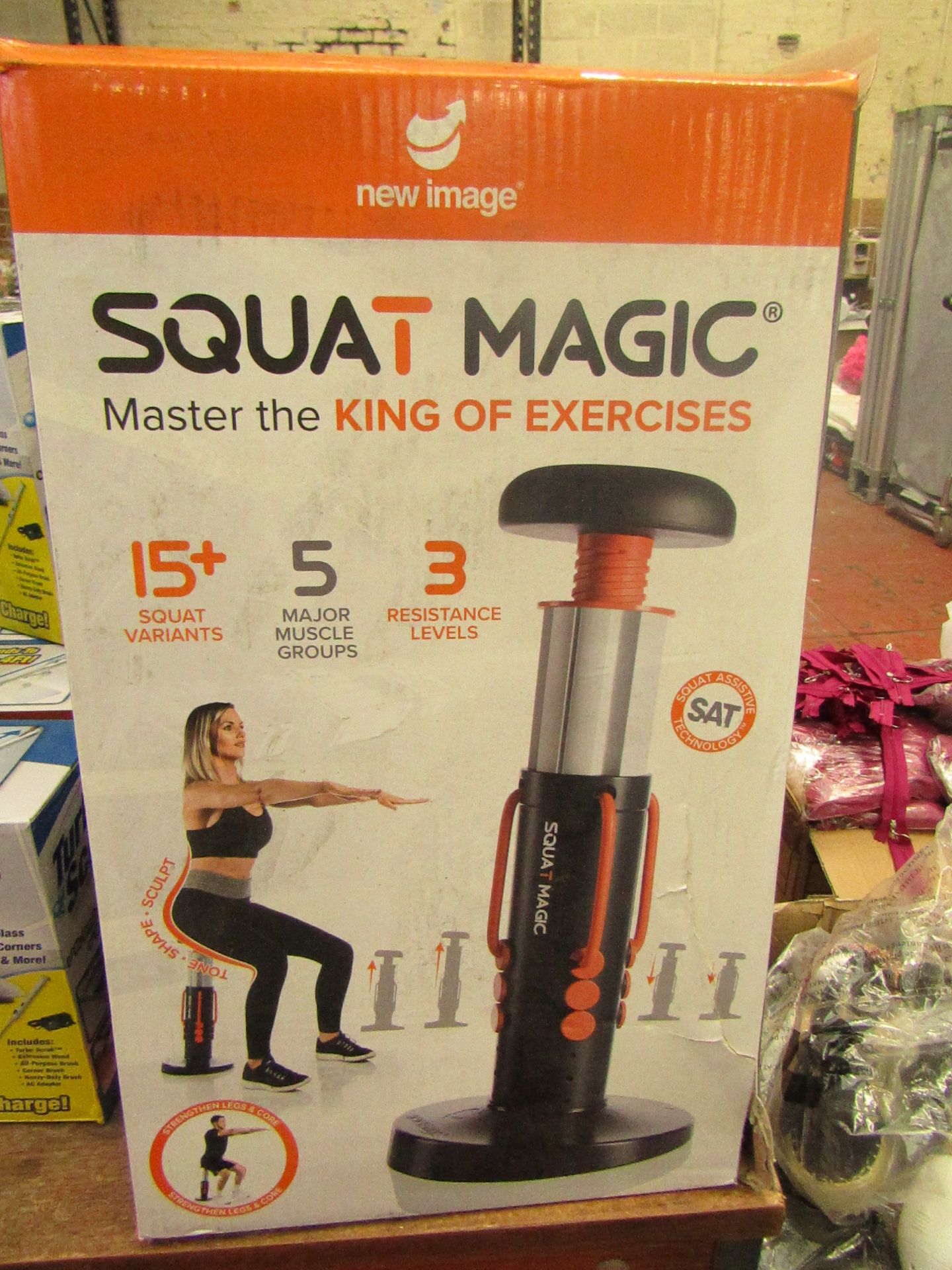 | 1x | New Image Squat Magic | Untested and boxed | no online re-sale | SKU - | RRP £59.99 |