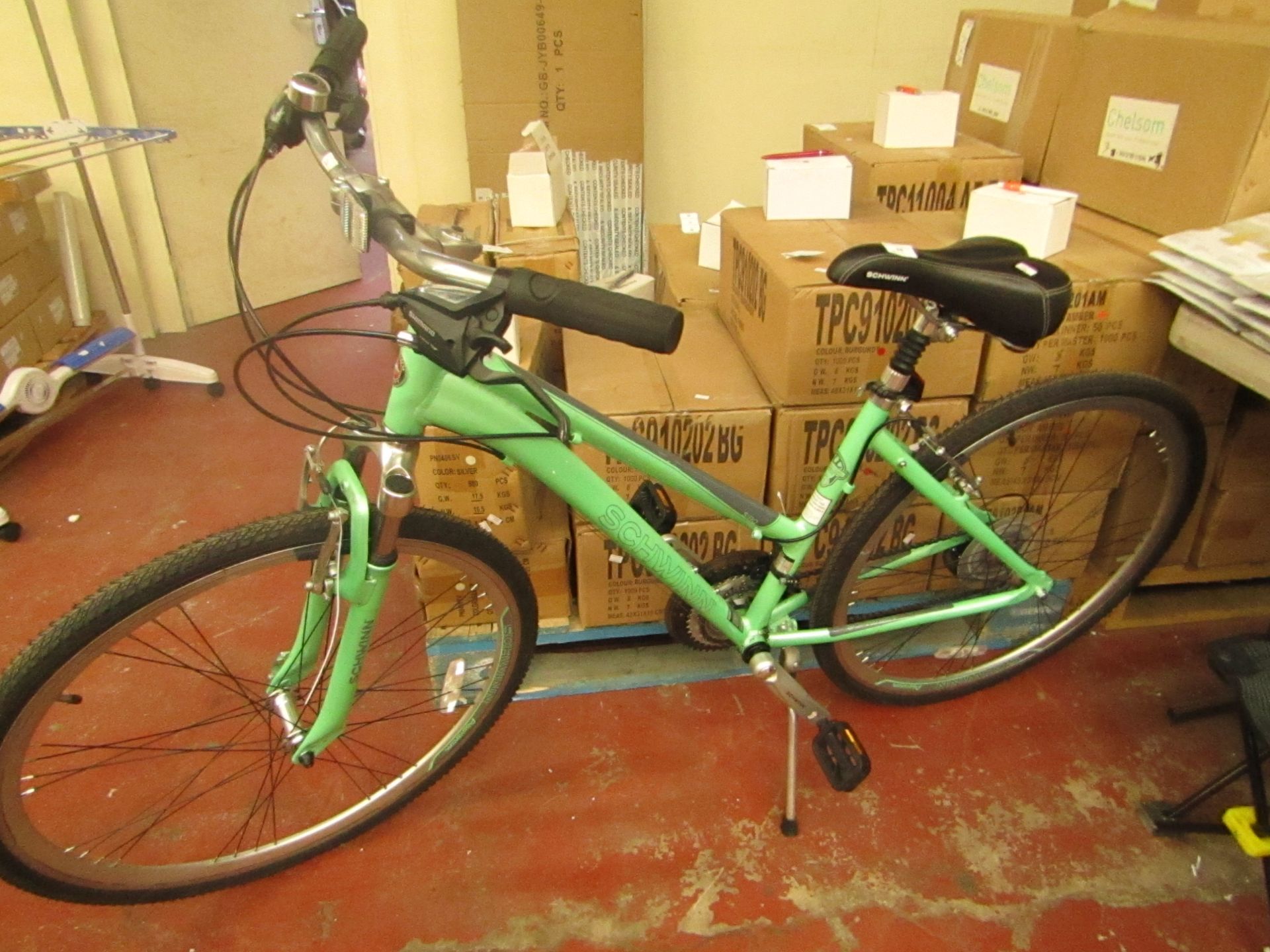 SCHWINN - SIRO -Ladies 21 Speed Hybrid Mint green Mountain Bike. RRP £175 on https://picclick.co.