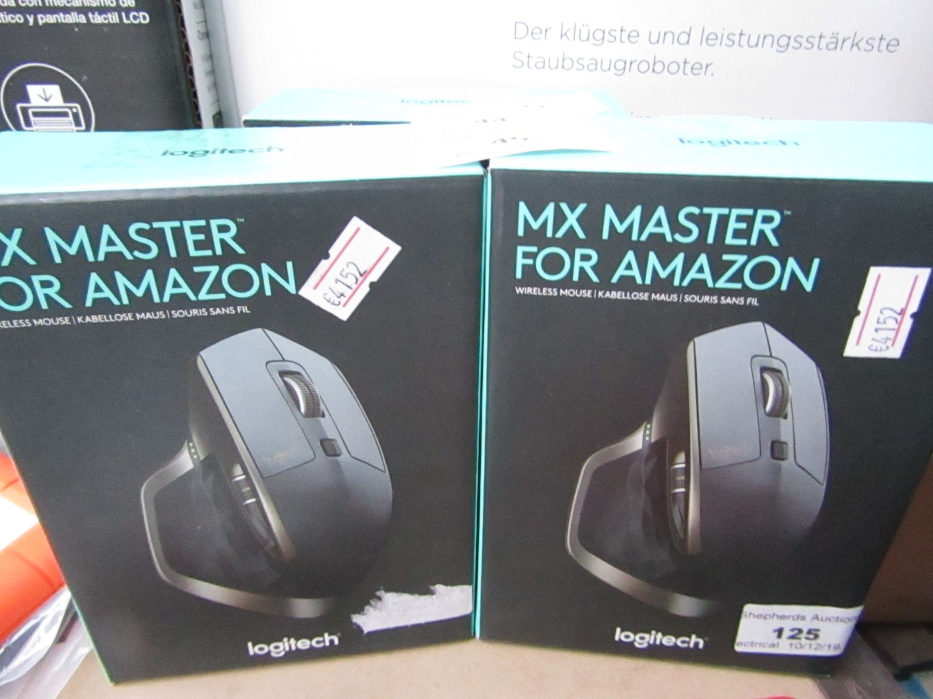 Logitech - MX Master, Wireless mouse, untested and boxed.