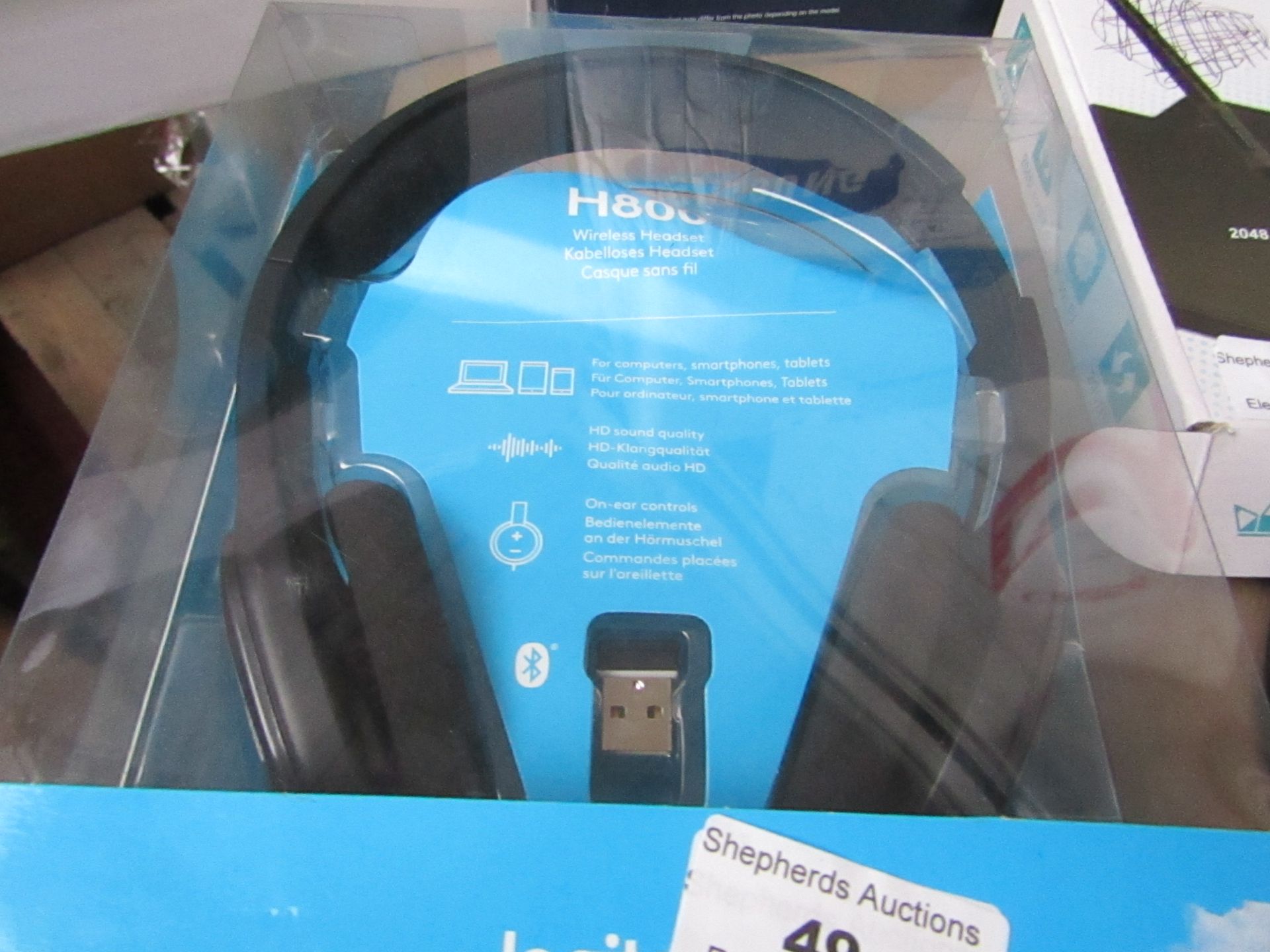 Logitech - Wireless headset H800, Untested and boxed.