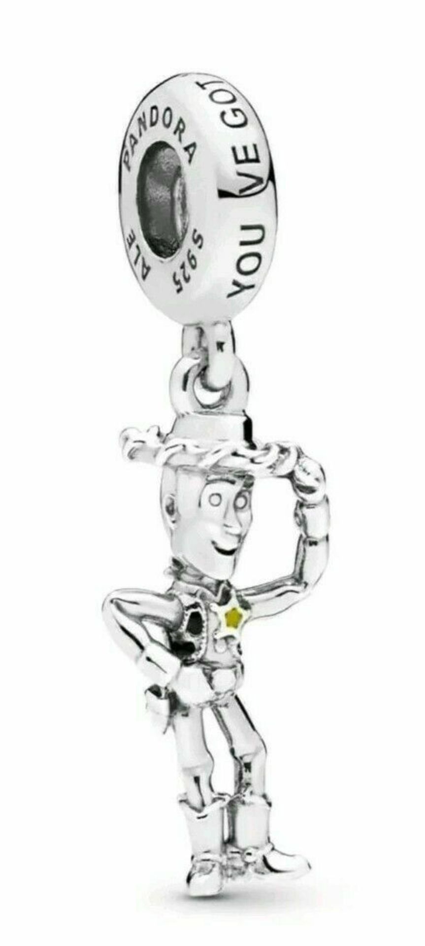 Pandora Toy Story Woody Charm 925 Silver in Presentation pouch & comes with giftbag (ideal