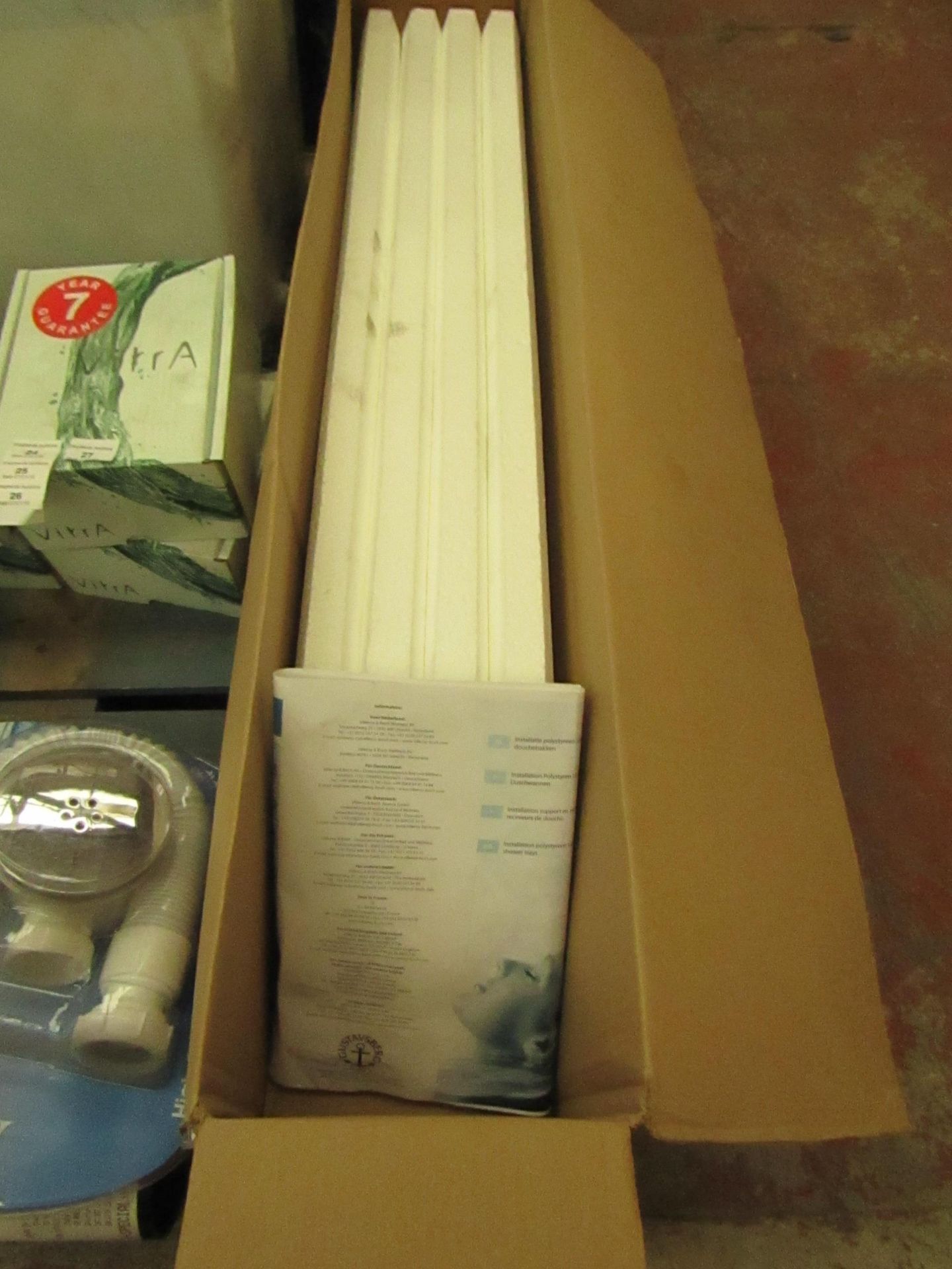 Ideal Bathrooms polystyrene support kit, new and boxed.