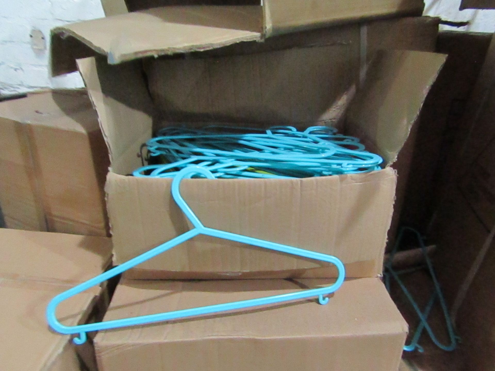 Pallet of Over 6000 Rainbow coat hangers, all new and boxed