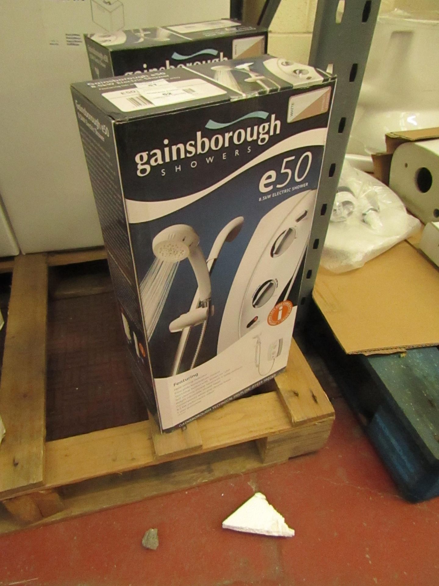 Gainsborough e50 8.5Kw electric shower, new and boxed.