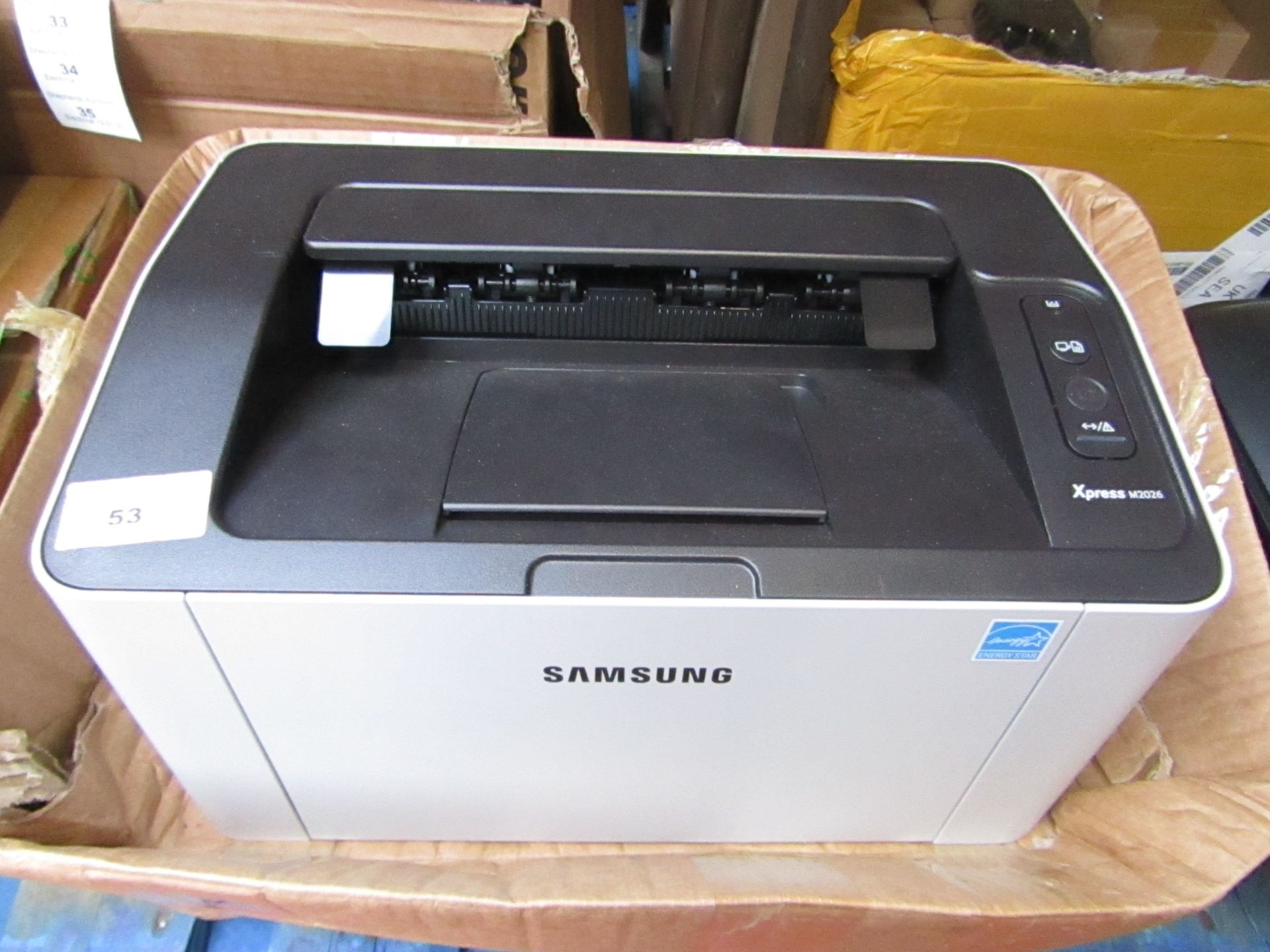 SAMSUNG - Xpress M2026 - Untested and boxed.