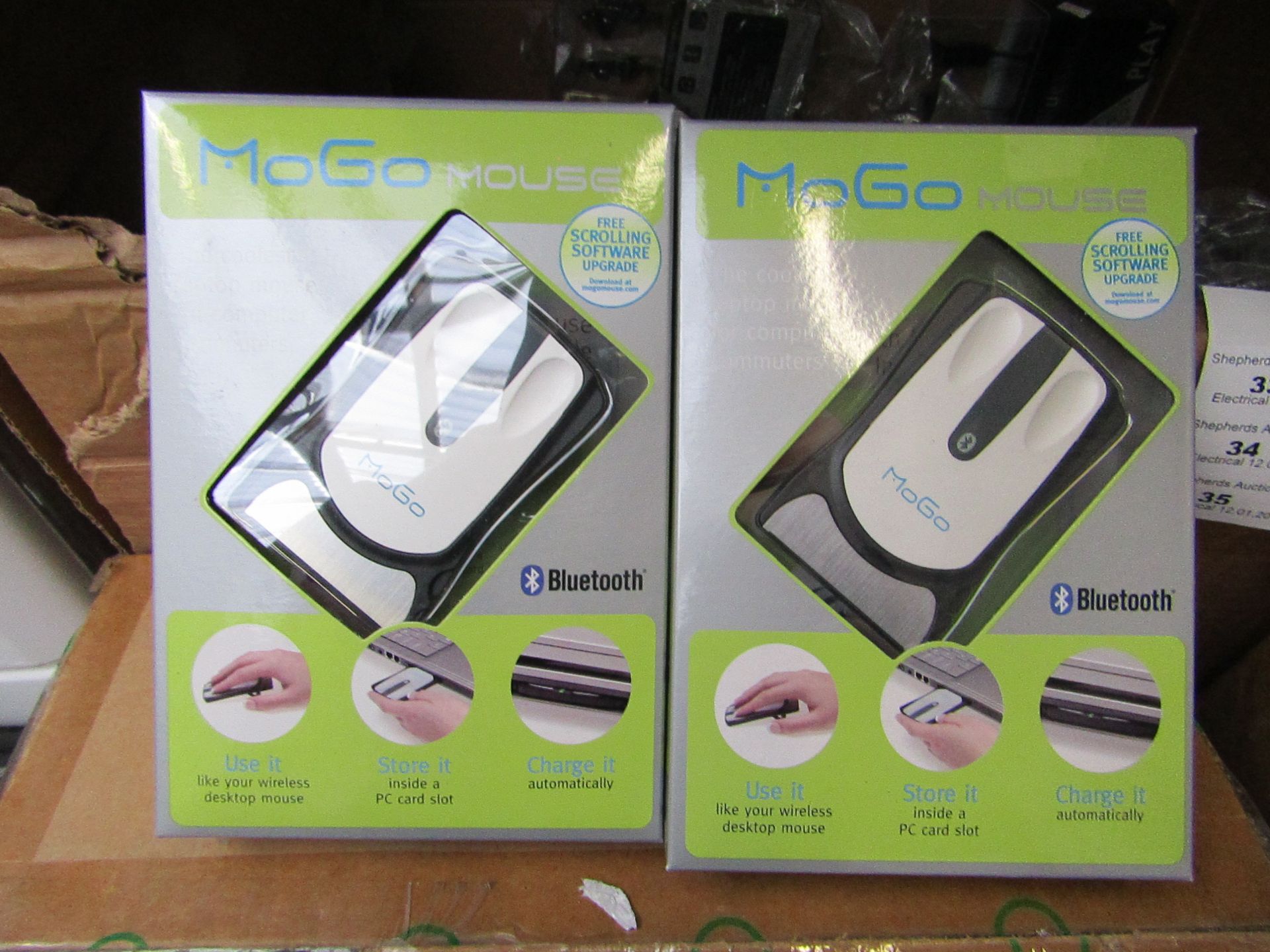 MoGo Bluetooth mouse, new and boxed.