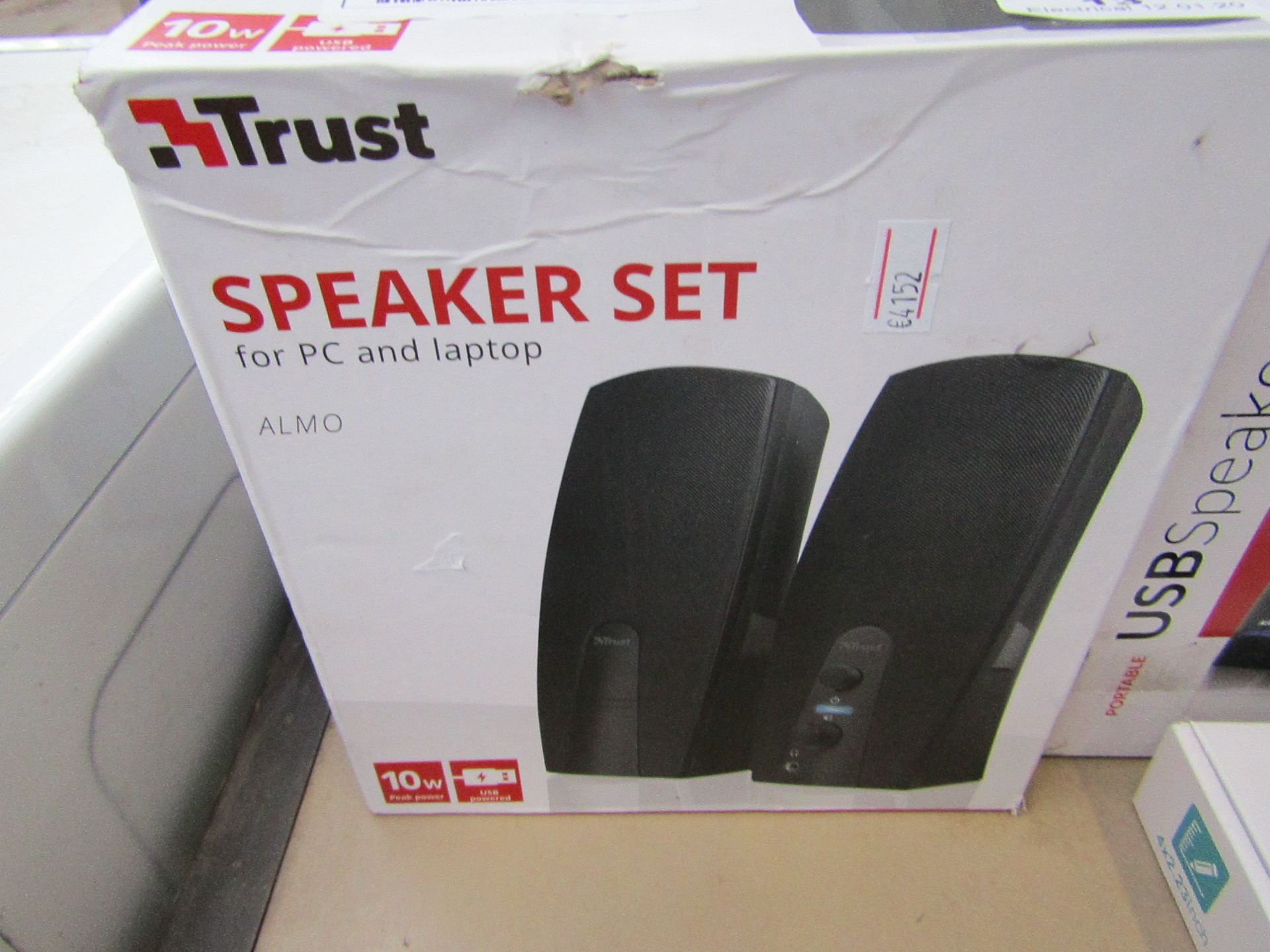 Trust - Speaker set - ALMO - Unchecked and boxed.