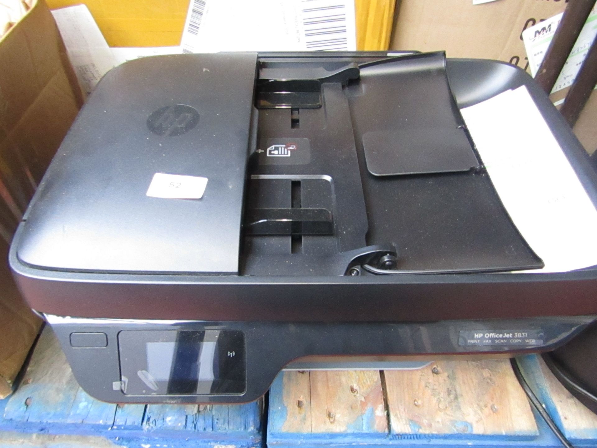 HP - OfficeJET 3831 - Printer, Untested.