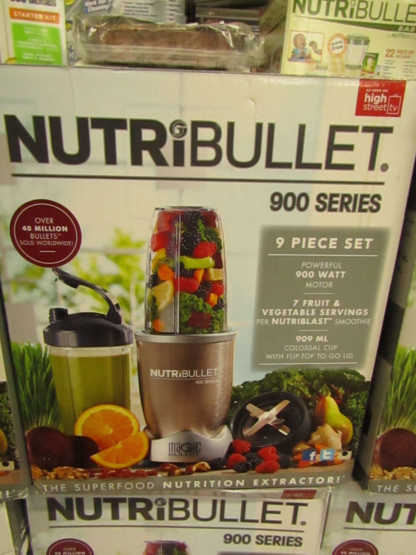 | 1x | NutriBullet 900 Series | unchecked and boxed | no online re-sale | SKU C5060191467353 |