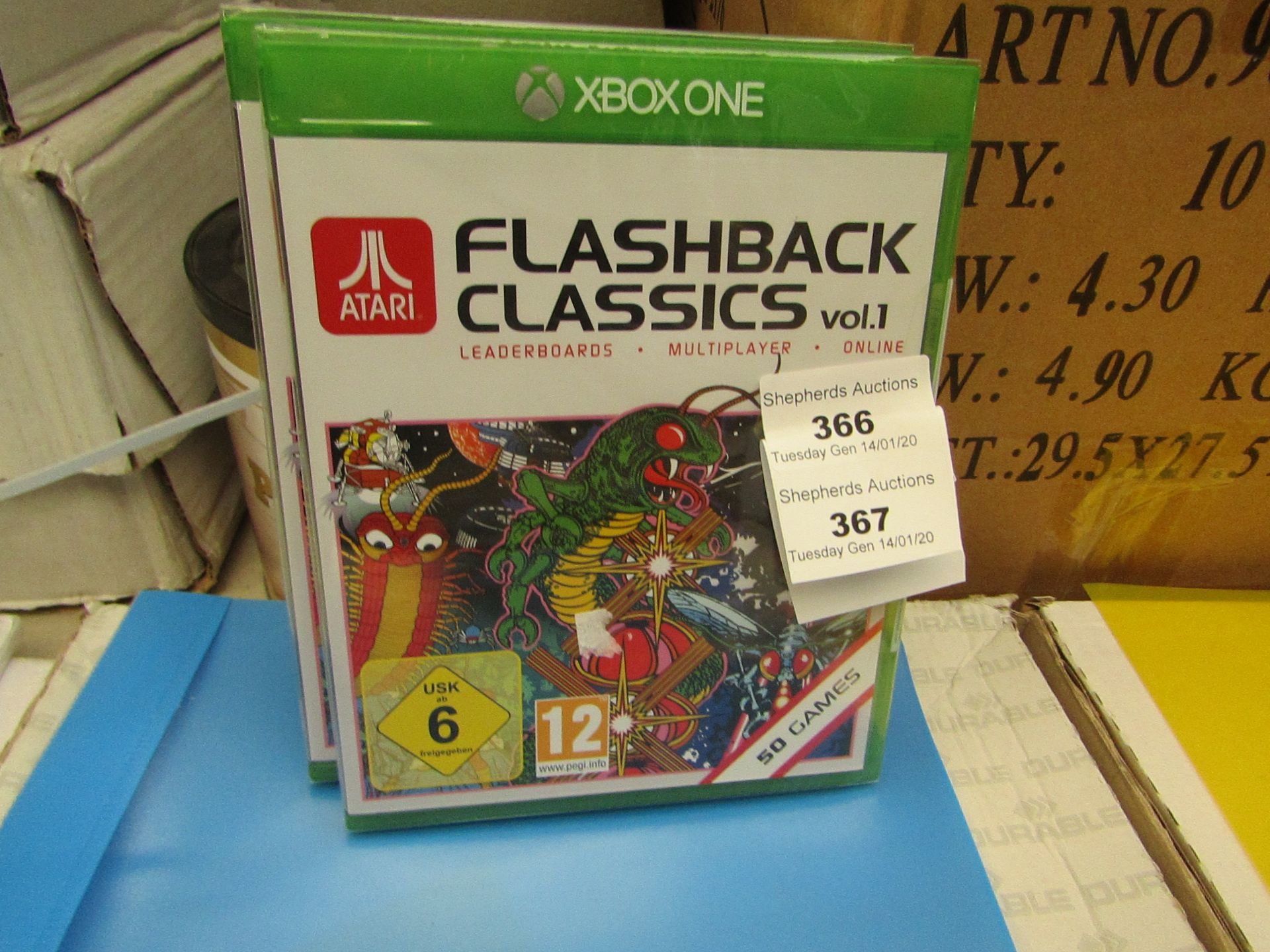 Atari Flash Back Classics Volume 1 for Xbox One, new