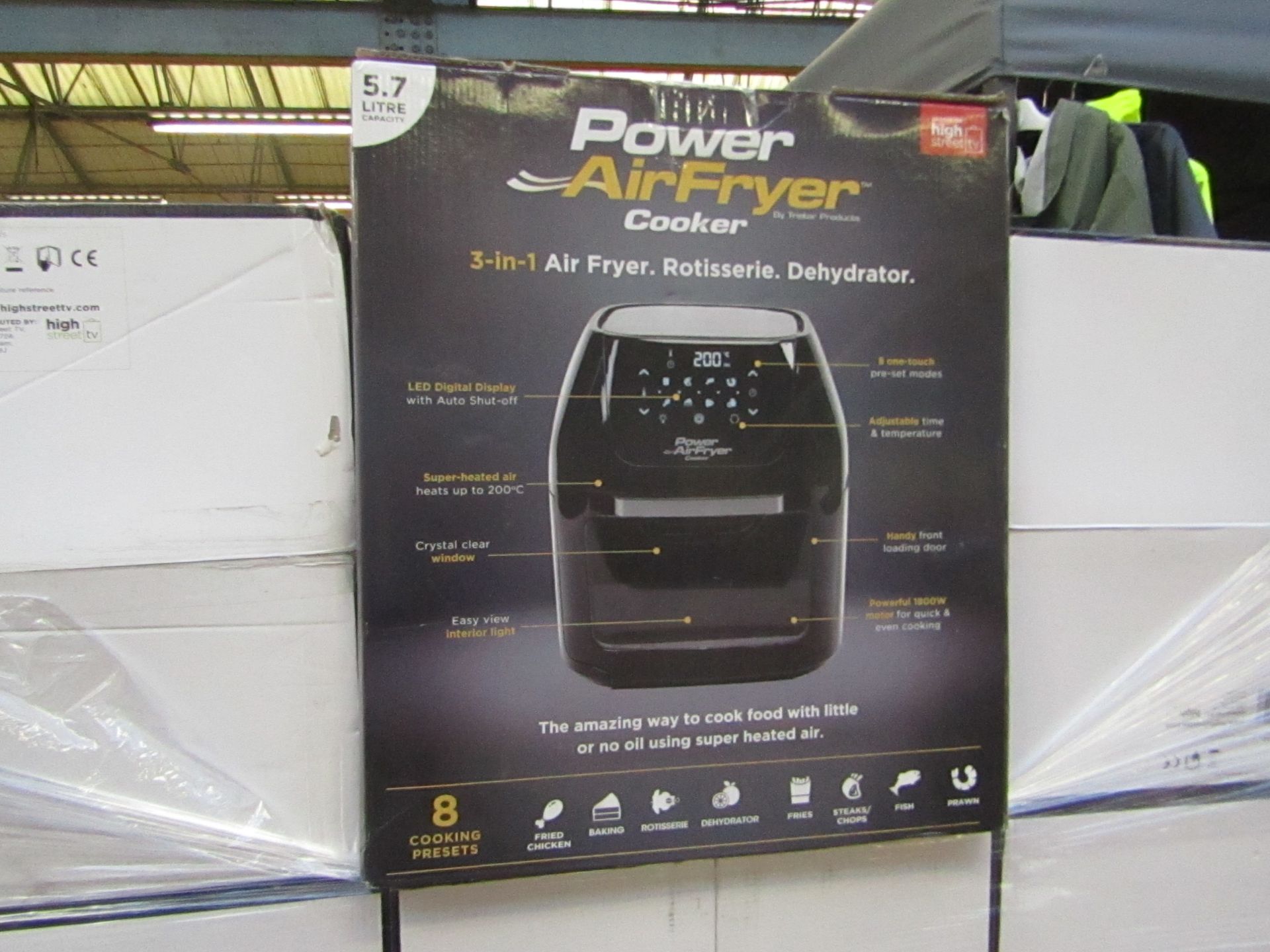 | 1x | Power Air Fryer 3 in 1 5.7L | untested, boxed and unchecked for accessories | no online re-