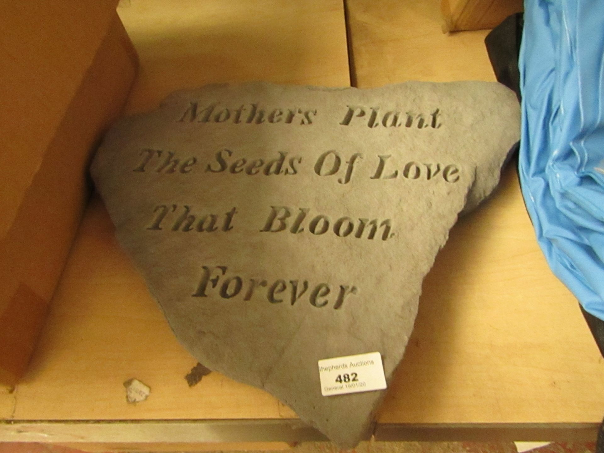 Mothers' plaque. Unused