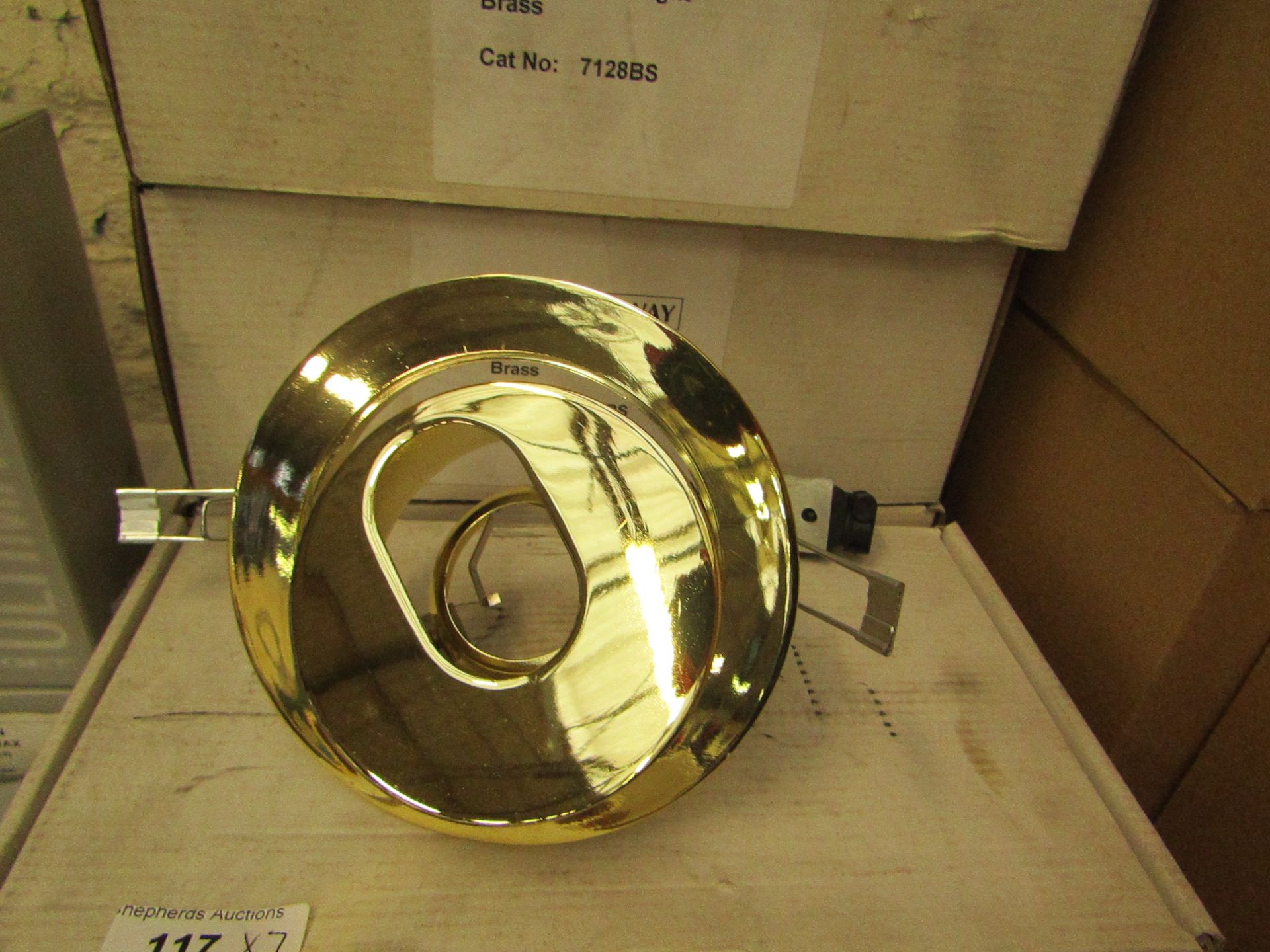 8 x Brass Pin Spot Downlights. Boxed - Image 2 of 2