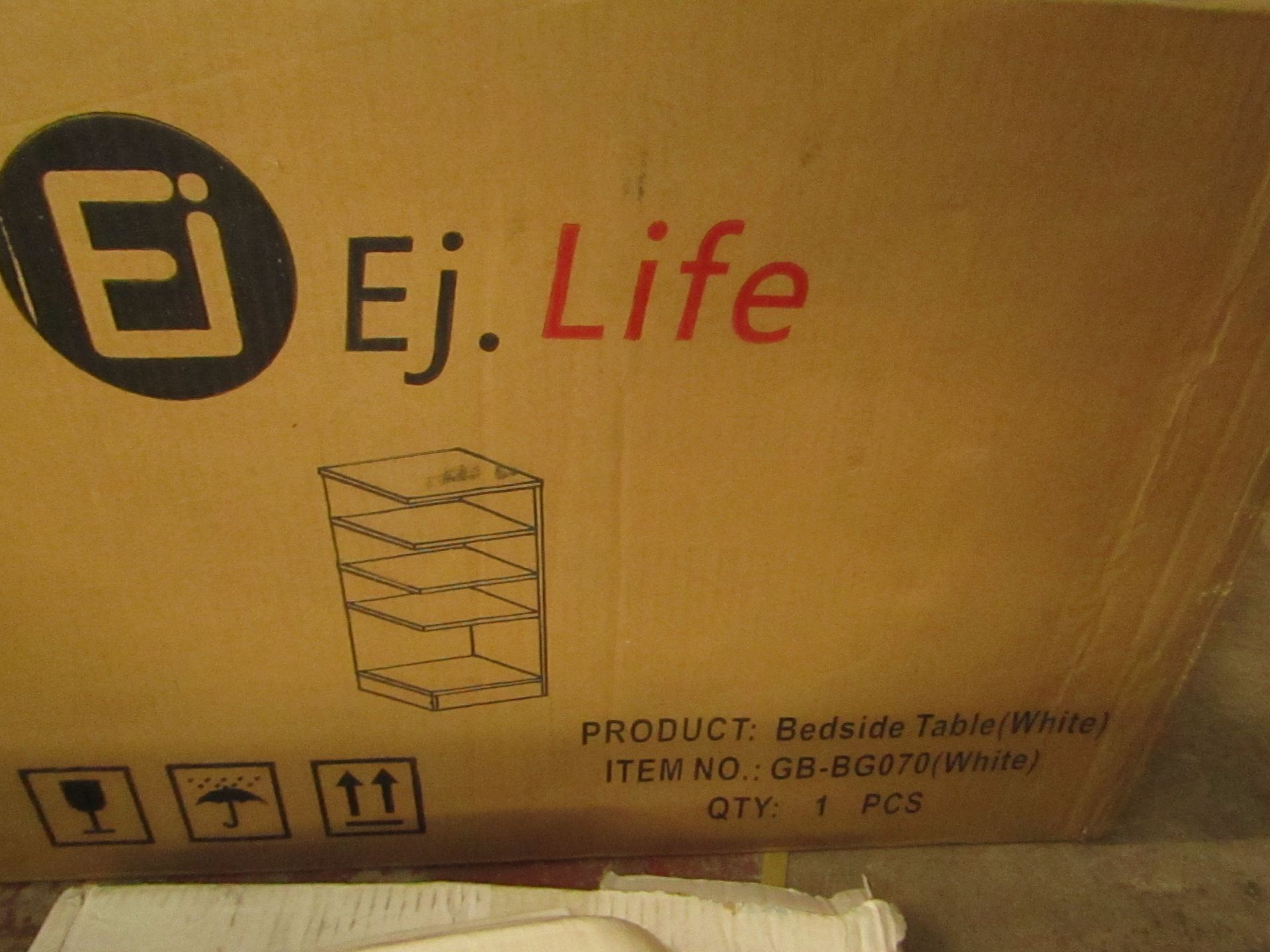 EJ Life Corner Shelf Unit. Boxed but unchecked